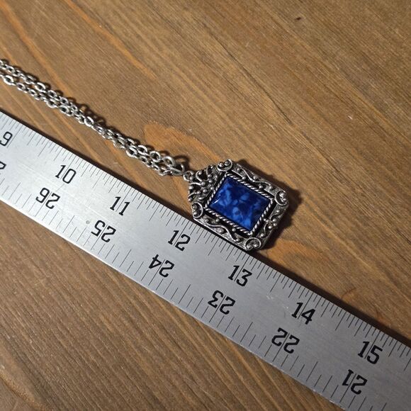 Sarah Coventry Roman Holiday Reversable Pendant Necklace Chain, Vintage 1970s - Picture 4 of 7